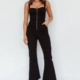 Emilio Flared Jumpsuit Black
