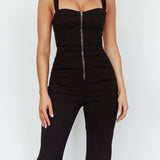 Emilio Flared Jumpsuit Black
