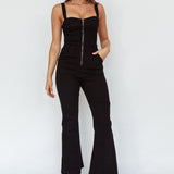 Emilio Flared Jumpsuit Black