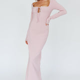 Samantha Pearl Detailing Midi Dress Blush