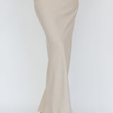 Valencia Flare Midi Skirt Oat