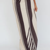 Philomena Maxi Skirt Stripe Black