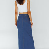 Sinead Denim Maxi Skirt Indigo