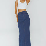 Sinead Denim Maxi Skirt Indigo
