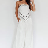 Sought After Wide-Leg Pocket Pants Off White