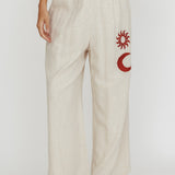 Swing Of Things Sun And Moon Wide Leg Pants Oat