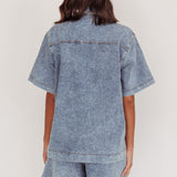 Ottawa Button Up Shirt Denim Blue