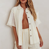 Ottawa Crochet Lace Shorts Oat