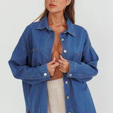 Lake Days Chest Pocket Shirt Indigo