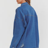 Lake Days Chest Pocket Shirt Indigo