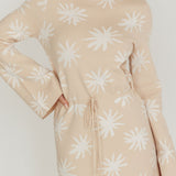 Orleans Star Print Knit Maxi Dress Sand
