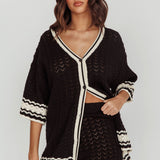 Rhodes Cotton Relaxed Knit Shirt Black