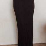 Sonorous Knit Maxi Skirt Black