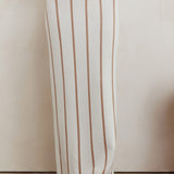Aster Striped Maxi Knit Skirt Beige