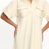Mariska Collared Mini Dress Butter