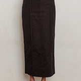 Sweet Treat Column Maxi Skirt Black