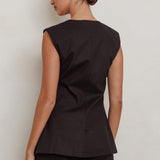 Sweet Treat Sleeveless Top Black