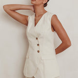 Sweet Treat Sleeveless Top Oat