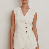 Sweet Treat Sleeveless Top Oat