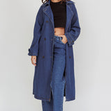 Nightshade Double Breasted Coat Denim