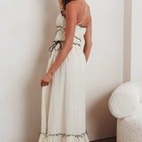 Ballad One-Shoulder Maxi Dress Cream