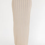 Kimora Ribbed Knit Maxi Skirt Sand