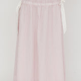 Salty Sea Side Bow Maxi Skirt Blush Stripe