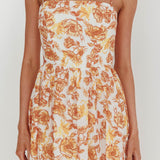 Wild Card Cami Strap Maxi Dress Floral Yellow