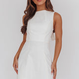 Loreine Tied Back Mini Dress Cream