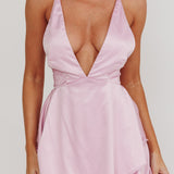 Auguste Tiered Frill Strappy Back Dress Lilac
