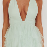 Auguste Cascading Frill Maxi Dress Mint