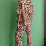 Just A Hunch Pants Zebra Brown