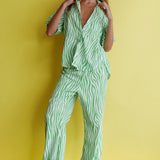 Just A Hunch Pants Zebra Green