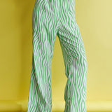 Just A Hunch Pants Zebra Green