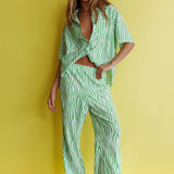 Just A Hunch Pants Zebra Green