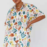 Just A Hunch Shorts Printed White