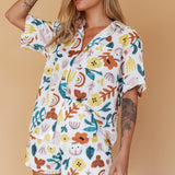 Just A Hunch Shorts Printed White