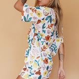 Just A Hunch Button Shirt Printed White