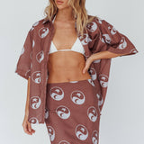 Just A Hunch Button Shirt Yin Yang Coco