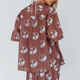 Just A Hunch Button Shirt Yin Yang Coco