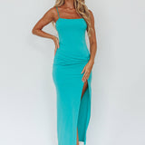 Comme Ci, Comme Ca Split Midi Dress Sprite