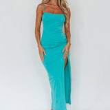 Comme Ci, Comme Ca Split Midi Dress Sprite