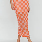 Byron Bay Crochet Maxi Skirt Sunset