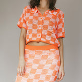 Byron Bay Crochet Maxi Skirt Sunset