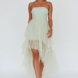 Always & Forever High-Low Midi Dress Sage