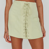 Ventura Lace-Up Skirt Mint