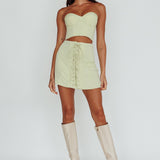 Ventura Lace-Up Skirt Mint