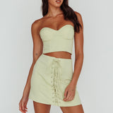 Ventura Lace-Up Skirt Mint