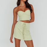 Ventura Lace-Up Skirt Mint