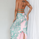 Fiji Feeling Midi Dress Tropical Pink